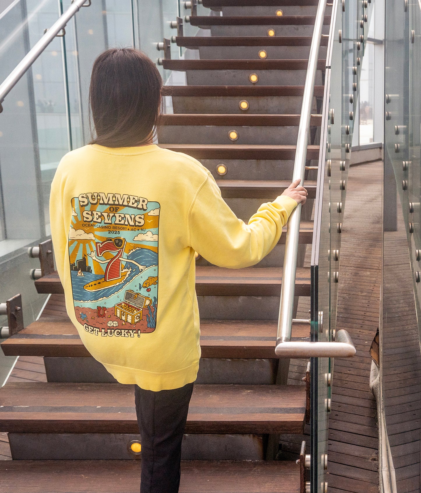 Jetty 7th Birthday Adult Crewneck