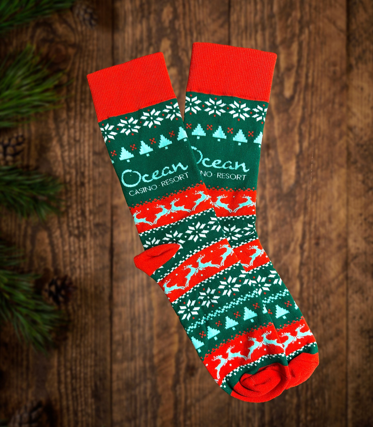Ocean Holiday Socks - One Size Fits All