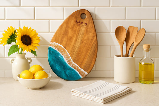 Teardrop Shaped Charcuterie Board