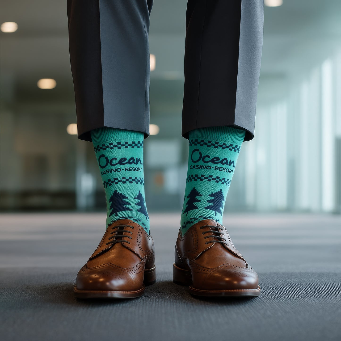 Ocean Holiday Socks - One Size Fits All