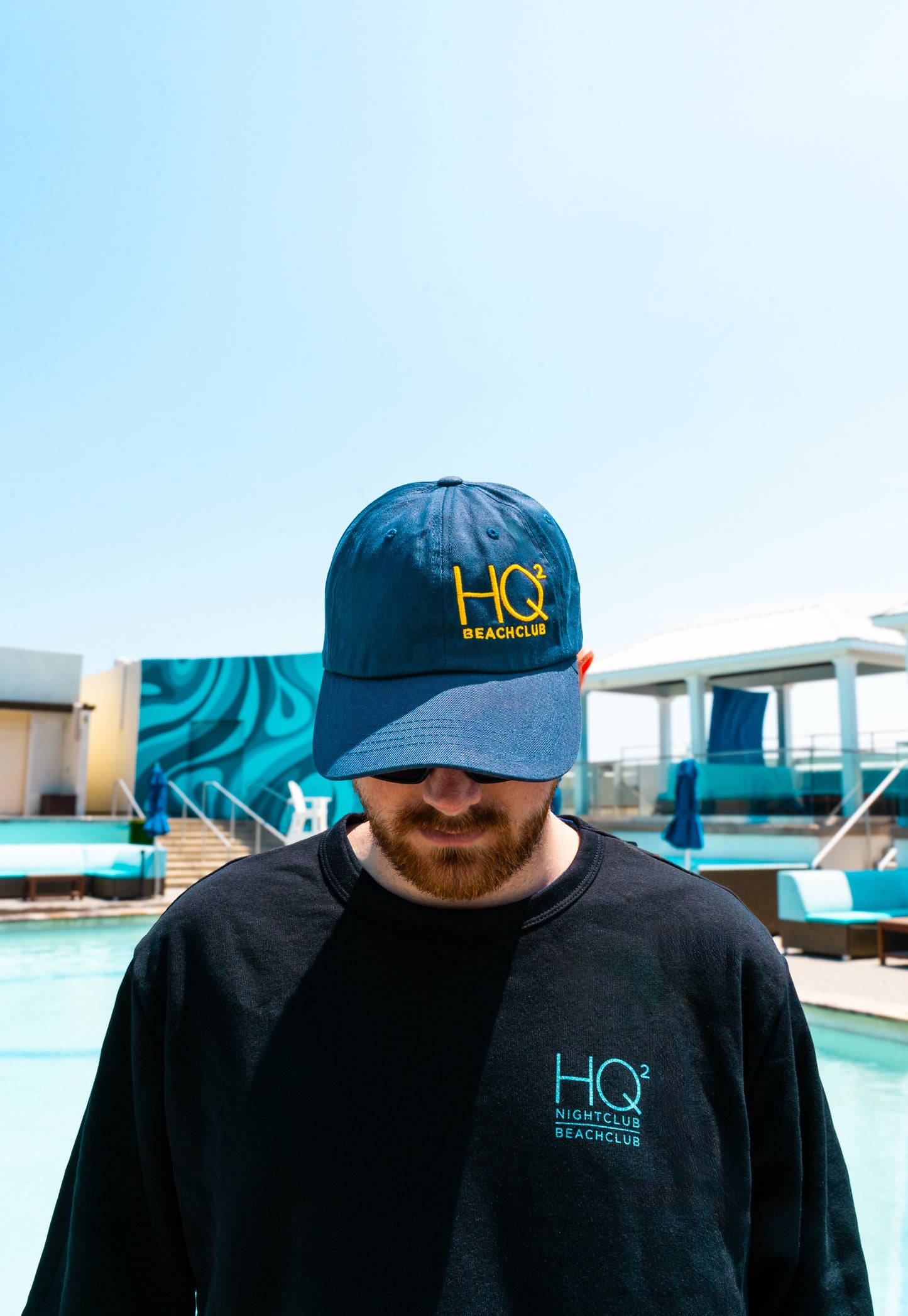 HQ2 Beachclub Navy Hat
