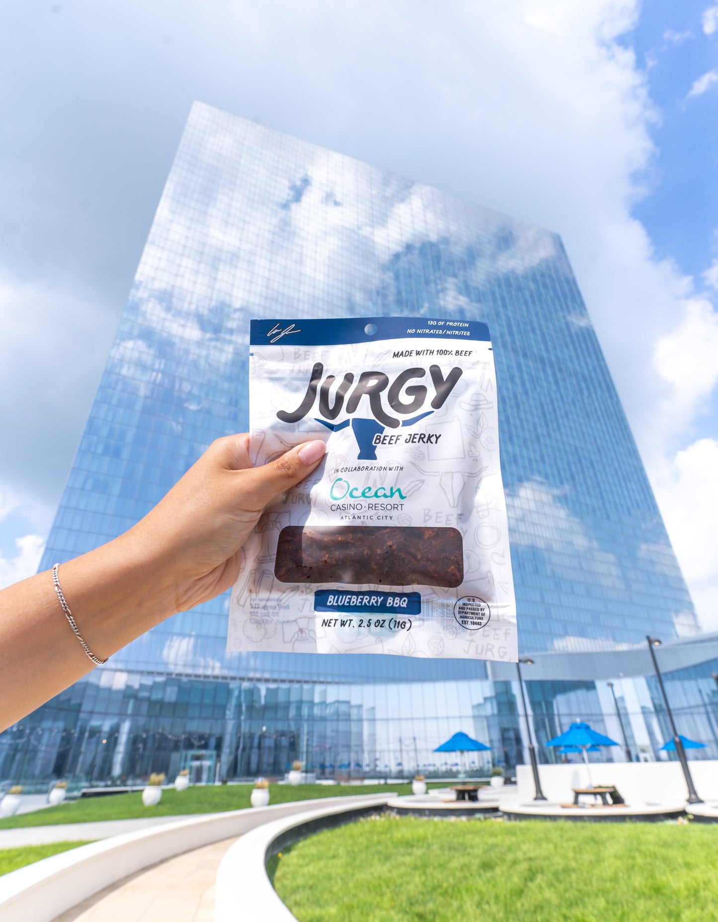 Exclusive Cam Jurgens Blueberry BBQ Beef Jurgy