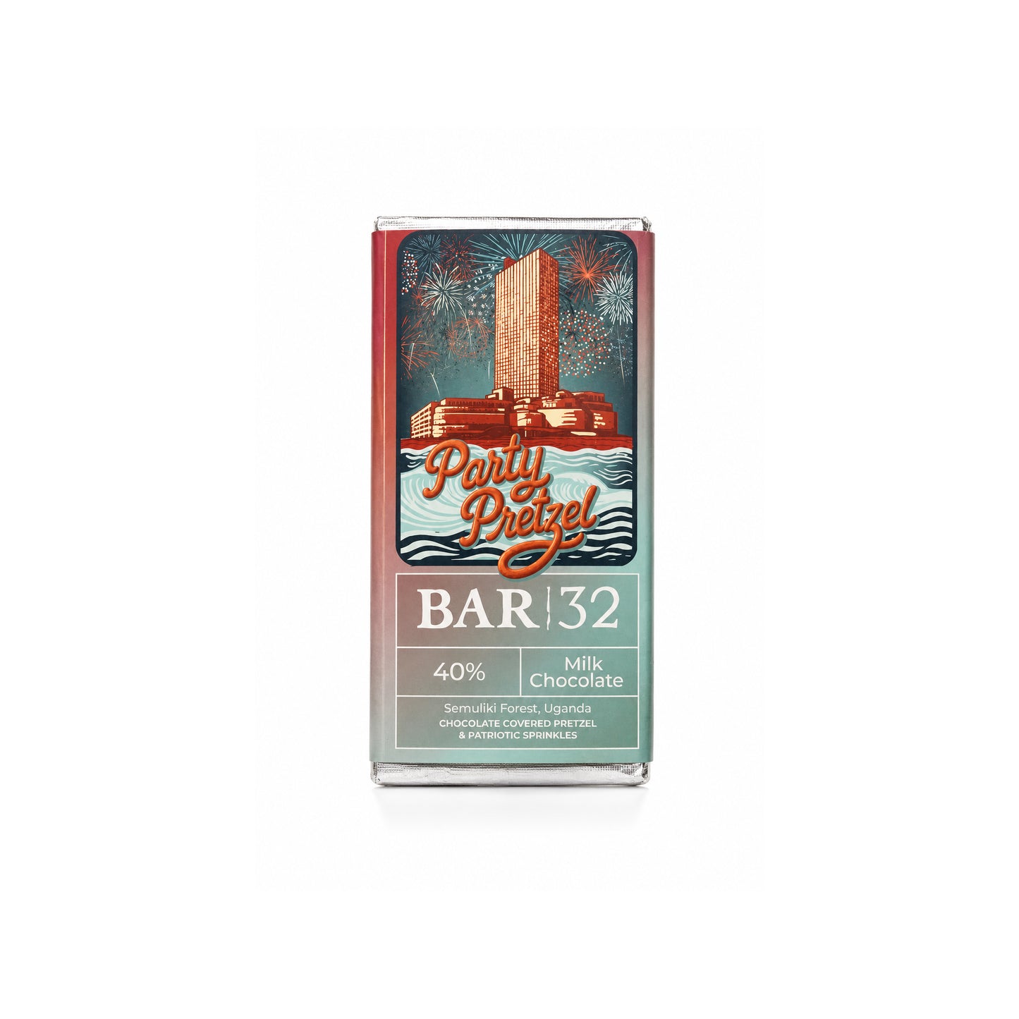 Bar 32 Party Pretzel Chocolate Bar