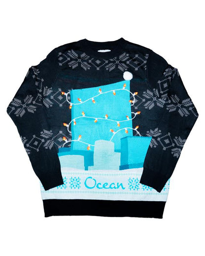 Ocean x Tipsy Elves Ocean Building Holiday Sweater