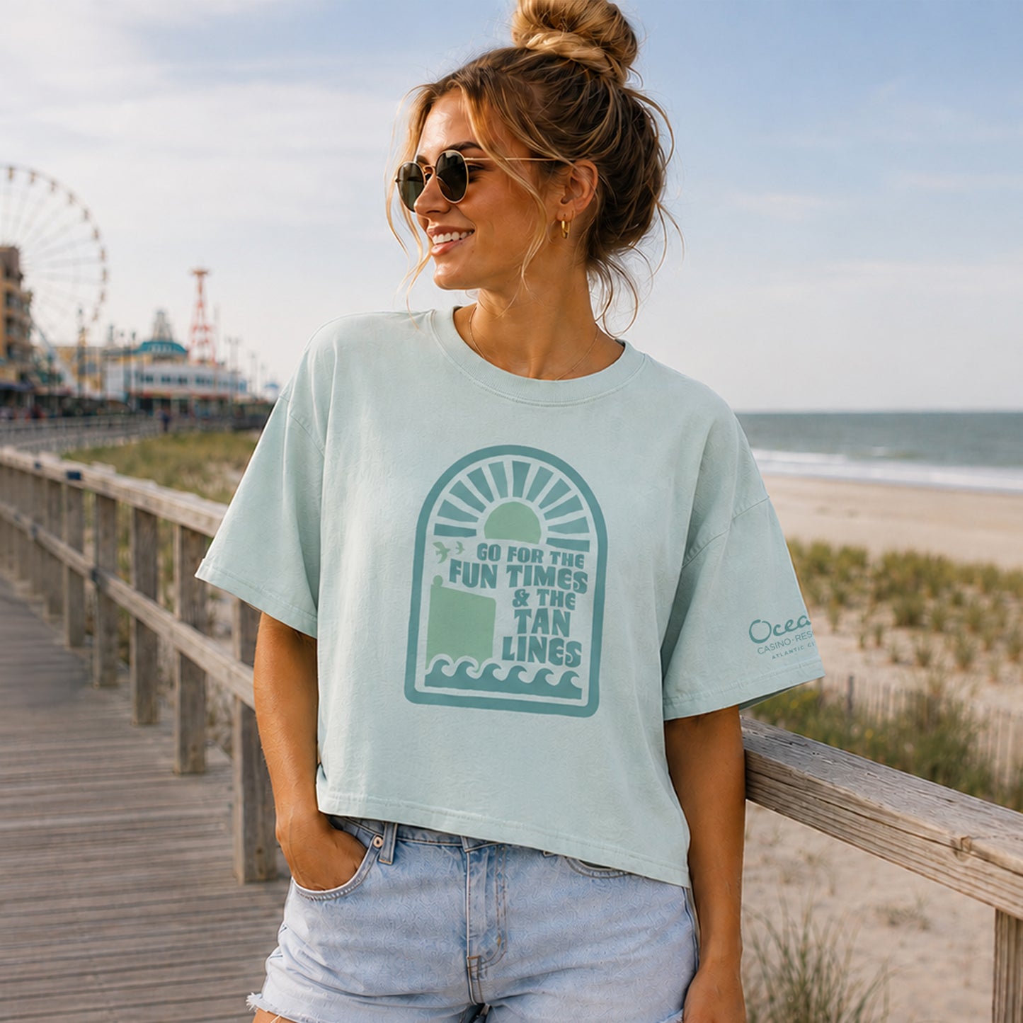 Ocean Cropped T-Shirt