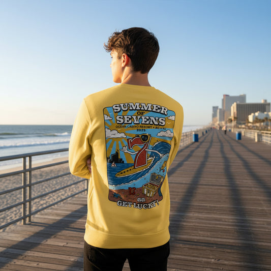 Jetty 7th Birthday Adult Crewneck