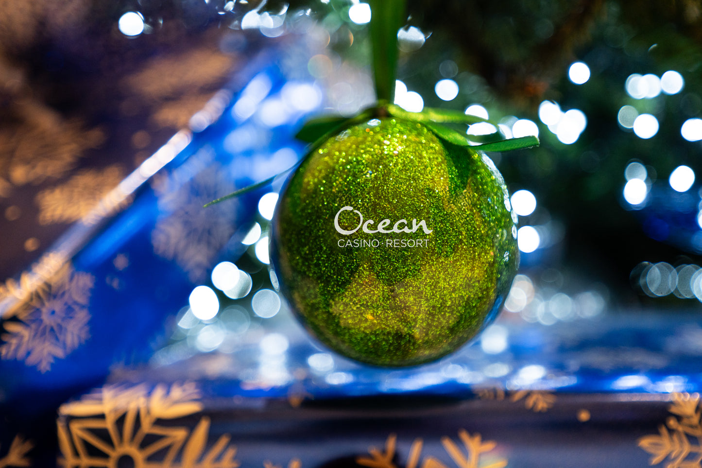 Ocean Glitter Holiday Ornaments