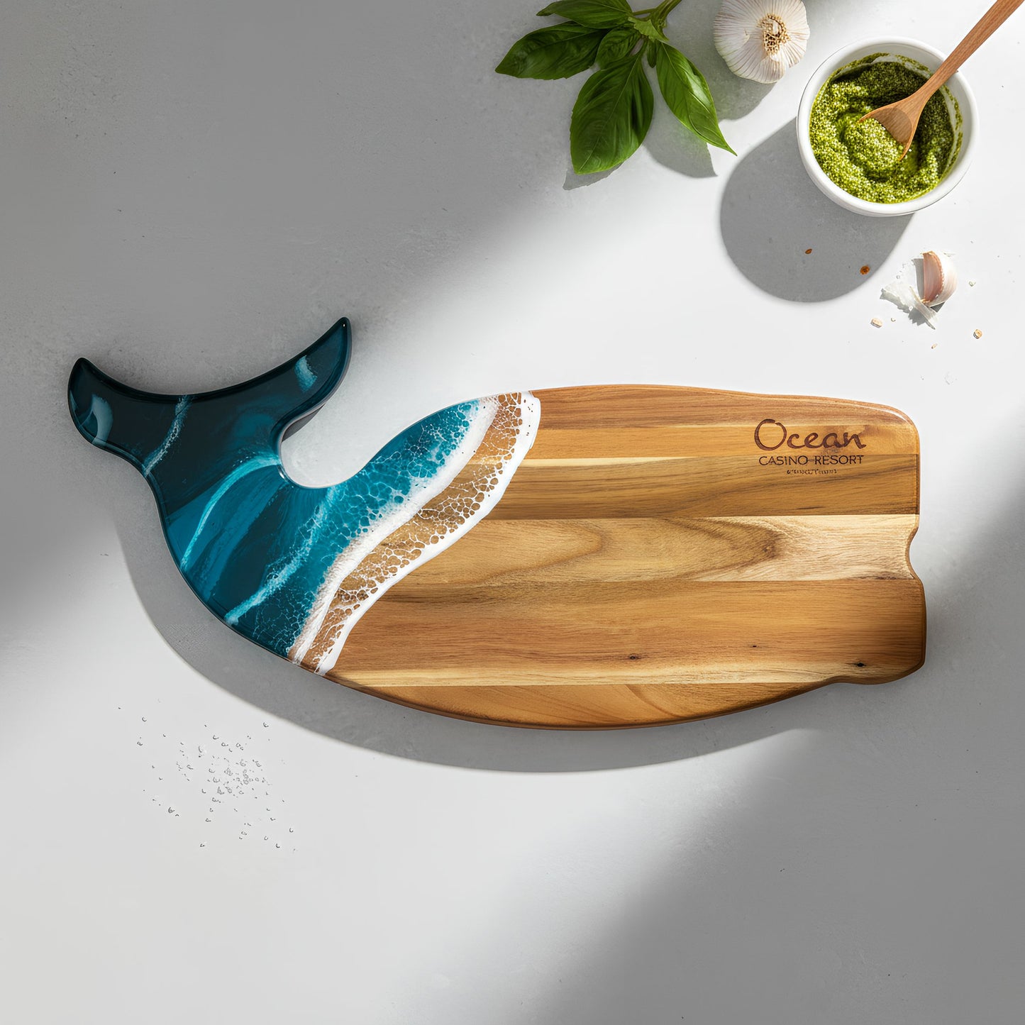 Whale Shaped Charcuterie Board