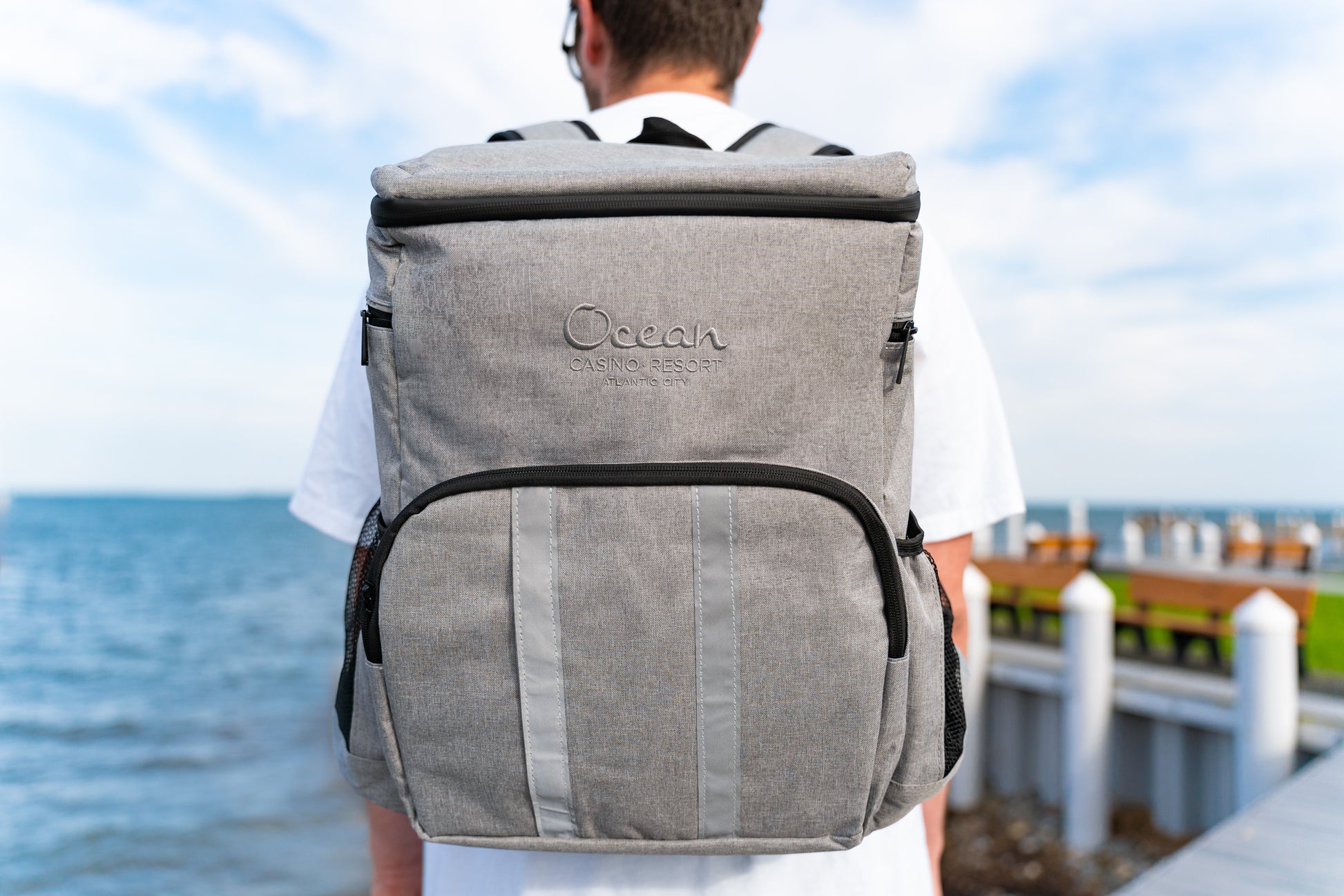 Ocean Gray Cooler Backpack